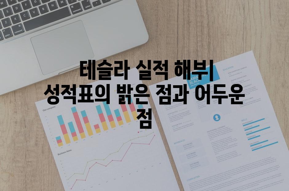  테슬라 실적 해부| 성적표의 밝은 점과 어두운 점