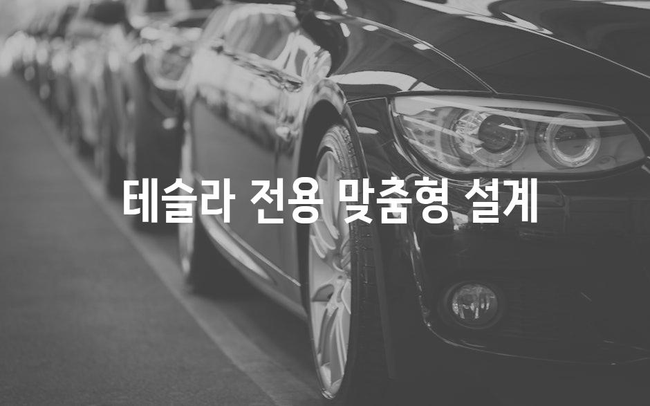  테슬라 전용 맞춤형 설계