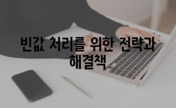 빈값 처리를 위한 전략과 해결책