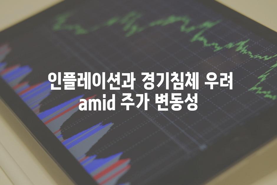  인플레이션과 경기침체 우려 amid 주가 변동성