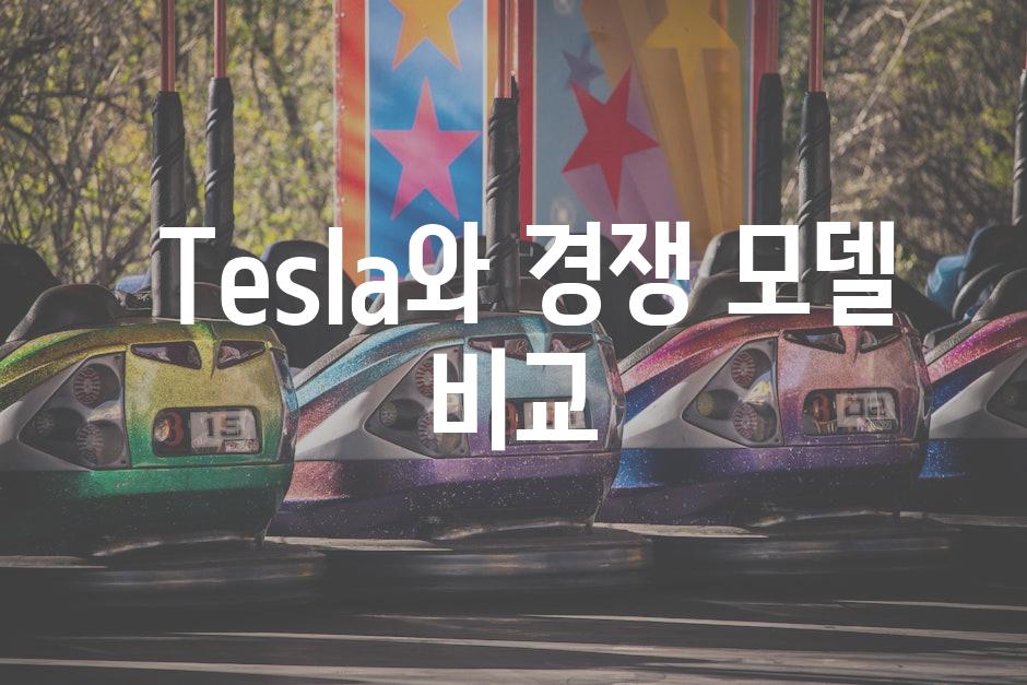  Tesla와 경쟁 모델 비교