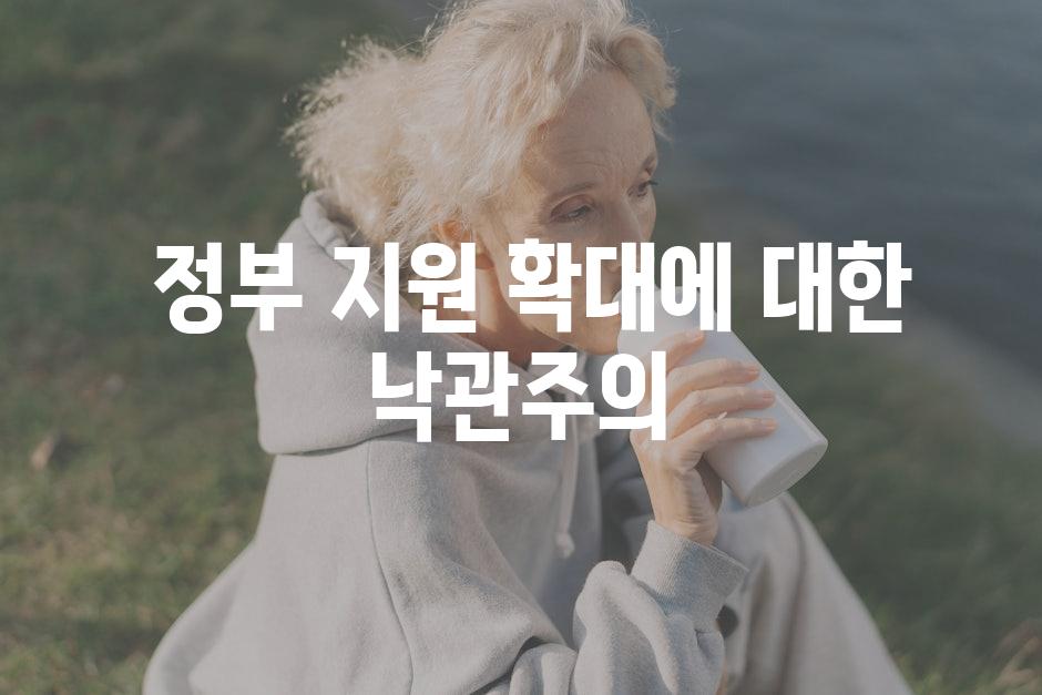  정부 지원 확대에 대한 낙관주의