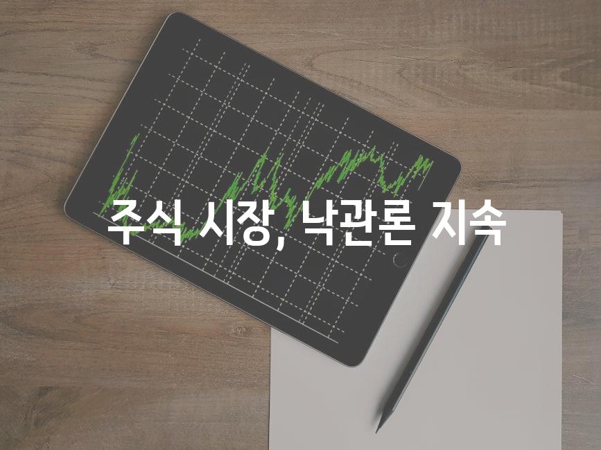  주식 시장, 낙관론 지속