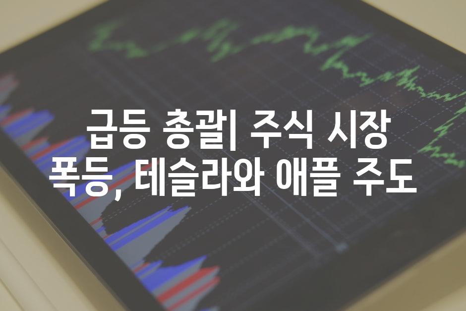  급등 총괄| 주식 시장 폭등, 테슬라와 애플 주도