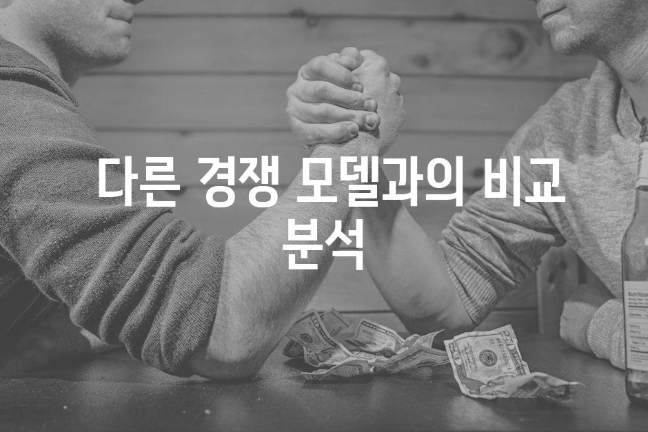  다른 경쟁 모델과의 비교 분석