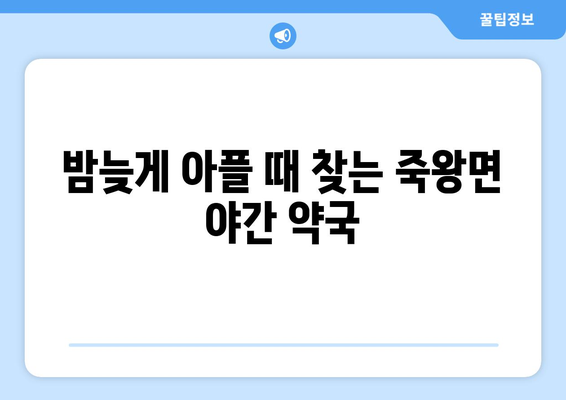 강원도 고성군 죽왕면 24시간 토요일 일요일 휴일 공휴일 야간 약국